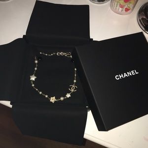 CHANEL CC mark costume jewelry choker
